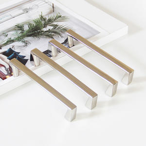 Manija de gabinete de aleación de zinc en forma de U contemporánea, tirador moderno para cocina, baño, cajones, armarios para sala de estar, Hardware - Product Image 1