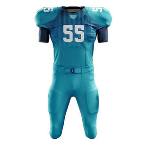 Conjunto de Uniforme de Fútbol Americano Personalizado para Hombre - Jersey y Pantalones 100% Poliéster, Impresión Digital, Bordado, Nombre del Equipo en la Parte Delantera, Secado Rápido - Product Image 6