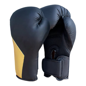 Gants de boxe rembourrés en gel de qualité supérieure, en cuir de vachette, pour entraînement professionnel, sparring, kickboxing, Muay Thai, gants de combat, OEM personnalisés - Product Image 4