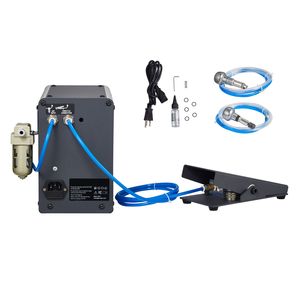 Graveur pneumatique pour bijoux 1200/6000 tr/min 60W à double tête 220V réglable DIY à percussion petit modèle - Product Image 1