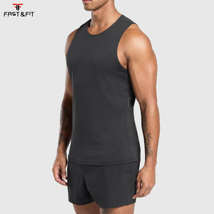 Wholesale Custom <b>Mens</b> <b>Singlet</b> Polyester Breathable Quick Dry Anti-Pilling Gym Training Tank Top - Product Image 3