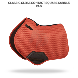 Classic Close Contact Square Saddle Pad Horse Riding Saddle Pad Equestrian <b>Equipment</b> - Product Image 2