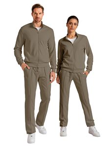 Ensemble de jogging texturé pour homme, veste de sport à manches longues avec fermeture éclair intégrale, pantalon de jogging, fabricant OEM - Product Image 3