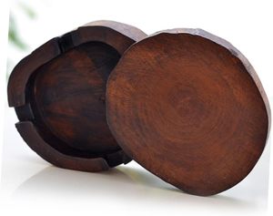 Cendrier pliable en bois de teck pour homme, avec couvercle, pour l'extérieur et la maison, modèle Pocket Novelty - Product Image 5