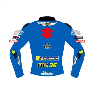 Joan Mir Zuzuki Pro MotoCP Protective Motorbike Riding Gear Armor <b>Biker</b> Apparel Coat for Heavy Duty With Hump <b>Jacket</b>/Chaqueta CE - Product Image 2