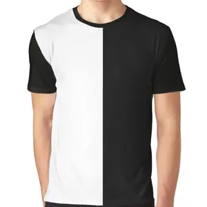 Camisetas de manga corta y cuello redondo para hombre, camisa de algodón y poliéster de alta calidad, color blanco y negro, dos colores, precio bajo, 2021