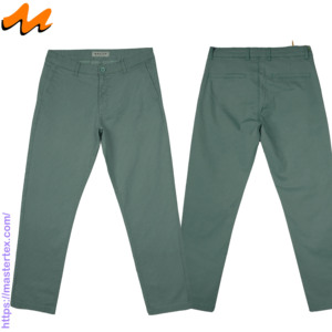 Pantalones Chinos para Hombre, Peso Medio, Microestampados, Algodón con Spandex, Elásticos, Transpirables, Confeccionados con 6.64 OZ - Product Image 3