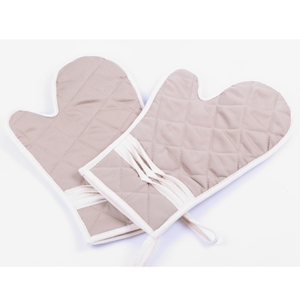 Le dernier ensemble de gants de four et de porte-casseroles en coton imprimé de Noël pour le fournisseur d'utilisation du four en Inde - Product Image 3