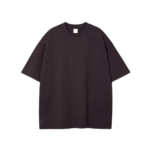 T-shirt décontracté pour homme, coupe ajustée, logo personnalisé, tissu jersey, impression numérique, 100% coton, séchage rapide, poids lourd 300g - Product Image 5