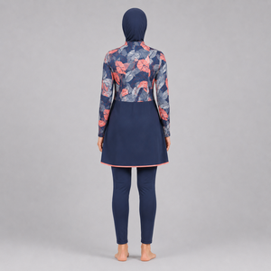 <b>Top</b> Quality Modest Burkini Set For Women Full Coverage Muslim Swimwear Quick Dry Breathable Custom Logo Wholesale Burkini Set - Product Image 6
