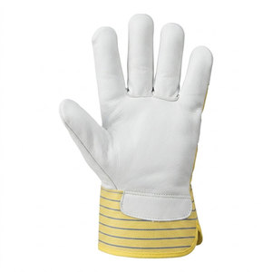 Manchette de sécurité en cuir de qualité supérieure, robuste et durable, 11 oz, avec des caractéristiques antistatiques, résistantes à la chaleur, anti-coupures, anti-chimiques et antidérapantes - Product Image 2