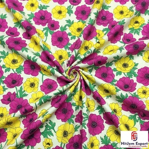 Custom Digital Printed Polyester Fabric Soft Lightweight Custom Manufacturing Service For Garments Dresses Textiles - Product Image 2