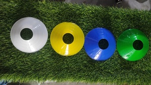 Multi Color PP PVC PET & PE Sports Agility Soccer Cone <b>Disc</b> Sets with Custom Packaging for Training & Practice - Product Image 6