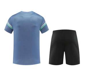 Survêtement de jogging homme personnalisé avec logo, style sportif, automne, couleur unie, polyester/coton, respirant, écologique, séchage rapide - Product Image 3