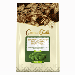 Productos de Panadería, Postres y Confitería HALAL, Botones de Chocolate con Matcha Compuesto, Cacao 1KG, Proveedor Internacional OEM/ODM - Product Image 1