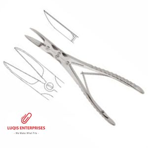 Tijeras Nasales Obwegeser, Instrumento Quirúrgico Dentado de Acero Inoxidable, Herramienta de Corte de Precisión para Rinoplastia ORL - Product Image 4