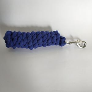 High Quality Durable 2 Metre Equestrian Horse Leadrope for Horse Training Solid <b>Snap</b> Soft Twisted Cotton <b>Clip</b> Hook Manufactured - Product Image 6