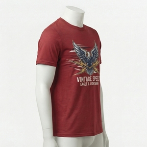 T-shirt personnalisé pour homme avec impression graphique, coton de qualité supérieure, motifs graphiques vibrants, construction confortable, personnalisable - Product Image 5