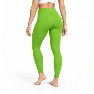 Leggings de yoga respirants de haute qualité, couleur unie, fabriqués en usine, design OEM, prix de gros, dernier style pour femmes - Product Image 6