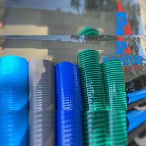 ท่อดูดน้ำทรงกลม PVC สีเขียว ปลอดสารพิษ ทนทาน ขนาด 35 นิ้ว ท่ออ่อนอุตสาหกรรม แบบโค้งงอ ความยาว 30 เมตร ตัดตามความยาวที่กำหนดได้ ผลิตในอินเดีย - Product Image 1