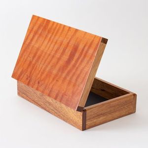 Luxury Wooden Box Set Handcrafted Food Container <b>Rectangular</b> Minimalist Design Dishwasher Safe Steamable 1 Layer Storage Box - Product Image 6