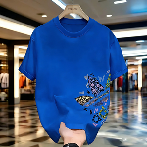 เสื้อยืดคอตตอนทรงปกติ คอกลม พิมพ์ลายแบบรีดร้อน ทอผ้ารักษ์โลก สินค้าขายดีสุดฮิตปี 2026 แฟชั่นทันสมัย ใส่ได้ทั้งชายและหญิง - Product Image 4