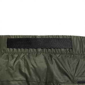 Exoro Apparels <b>Men's</b> Olive <b>Green</b> Canvas <b>Cargo</b> <b>Pants</b> Drawstring Elastic Waist Loose Fit Windproof Casual Workwear Lightweight - Product Image 6