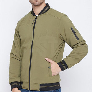 Wholesale Unisex Winter Stand Collar <b>Bomber</b> <b>Jackets</b> Casual <b>Lightweight</b> Outerwear for Men <b>Women</b> Daily Wear Street Fashion Front - Product Image 2