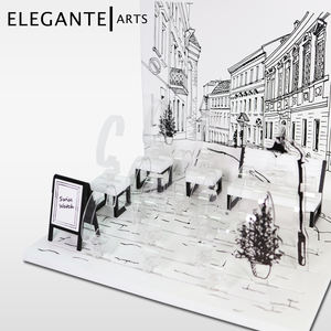 Vitrine de montre élégante avec graphique urbain - Product Image 1