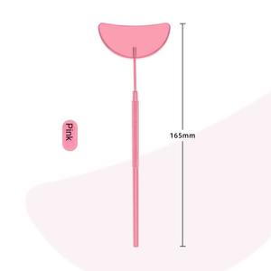 Espejo de Maquillaje Desmontable para Extensión de Pestañas, Espejo de Acero Inoxidable con Mango Largo en Forma de Flor/Corazón, Duradero - Product Image 6