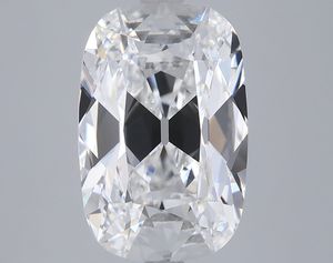 Diamant de laboratoire taille Old Mine, 4,10 carats, diamant taille Old Mine allongé pour bague de fiançailles, fait main - Product Image 1