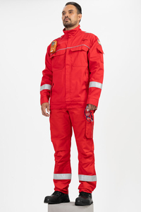 Chaqueta de Seguridad Reflectante de Alta Visibilidad Impermeable ANSI Clase 3 con LED Intermitente de Poliéster para Ingeniería, Construcción Industrial y Alta Visibilidad - Product Image 3
