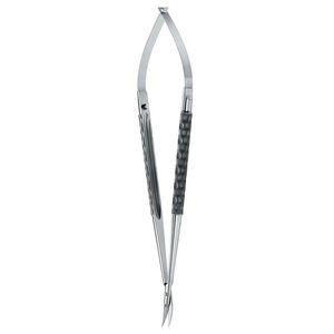 Professional Spring Curved Stainless Steel Cuticle Scissors Sharp Precision Blades Steel Handle Custom Logo-Salon Equipment - Product Image 3