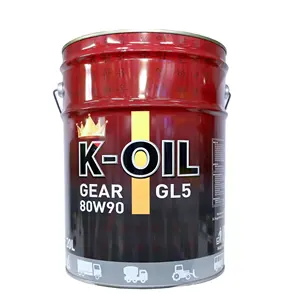 K-OIL GEAR GL-5 80W90, lubricant oil long service life and factory price for construction machinery made in Vietnam
