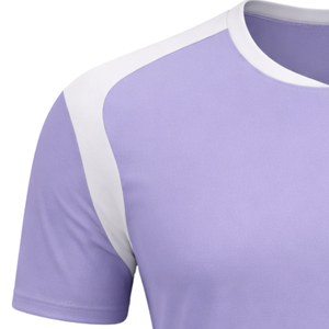 Maillot de football Viva Purple White léger, respirant, anti-humidité, pour entraînement sportif, homme et femme, uniforme d'équipe - Product Image 4