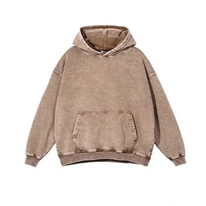 Ensemble de sweats à capuche vintage usés avec fermeture éclair pour hommes – Vente en gros - Product Image 4