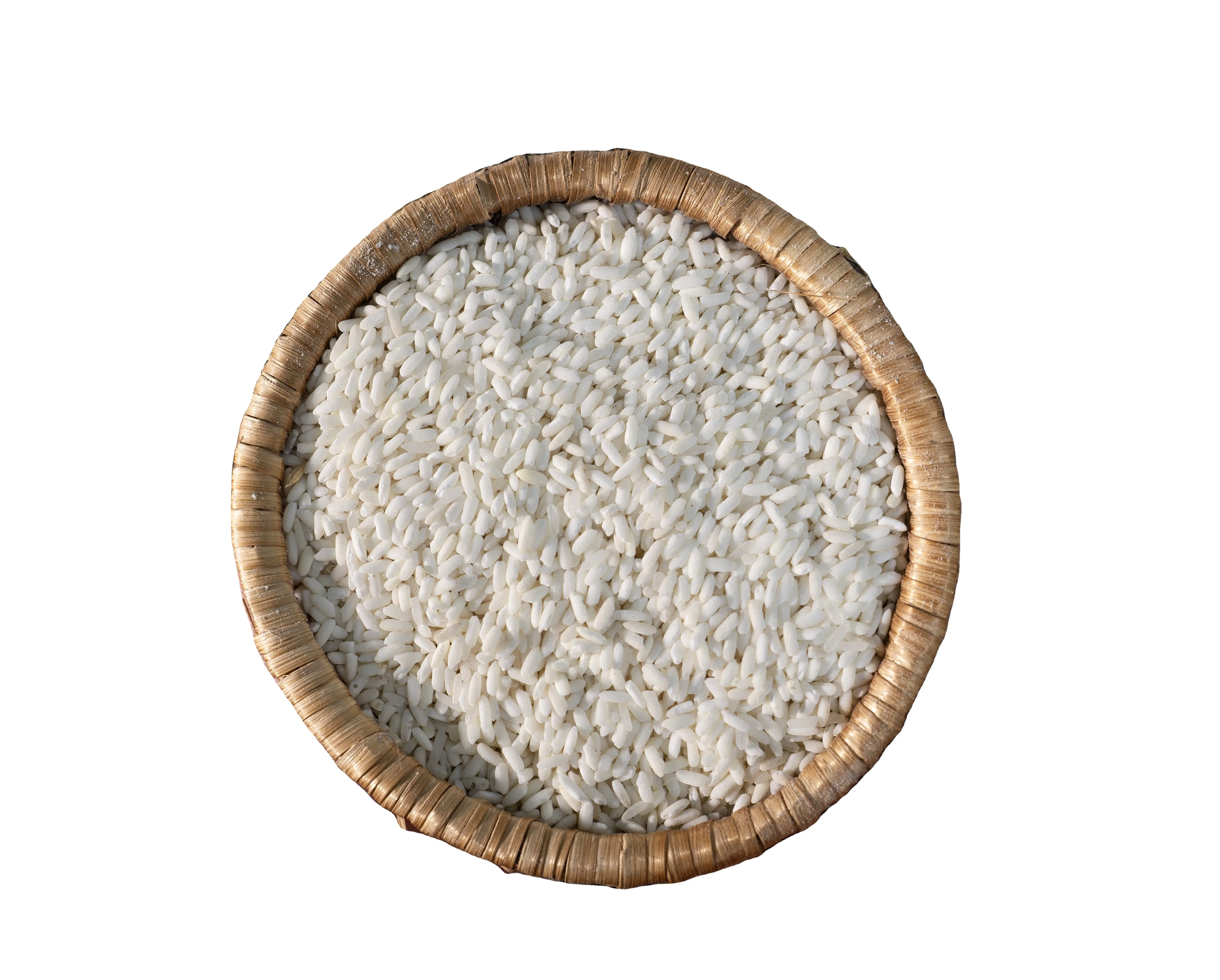 Gạo nếp Việt Nam cao cấp: gạo trắng hạt dài chất lượng cao 100% vỡ, có nguồn gốc từ gạo Việt Nam