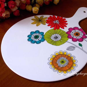 Tabla de Cortar de Madera Maciza Natural con Diseño Moderno, Apta para Lavavajillas, para Cocina, Verduras, Carne y Frutas - Product Image 6