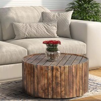 Mesa de Centro Moderna y Lujosa Multiusos con Superficie de RESINA y MDF, Diseño Ecológico para Sala de Estar, Muebles Sostenibles para el Hogar