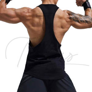 Débardeur de sport décontracté pour homme de haute qualité, coupe musclée, en polyester/coton, séchage rapide, respirant, sans manches, personnalisable - Product Image 2