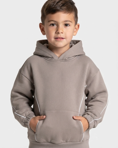 Conjunto Deportivo para Niños, Sudadera con Capucha y Pantalones de Chándal de Felpa Francesa, Conjunto Deportivo de Algodón y Felpa para Niños, Ropa Deportiva Informal de Invierno de Dos Piezas - Product Image 6