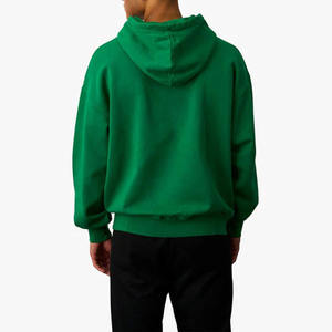 100% Cotton Fleece Hoodie for Men Heavy Hoodie Pullover High Quality <b>Sweatshirt</b> Custom Logo Polyester Men Hoodies - Product Image 2