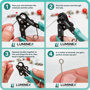 LUMINEX IMPEX LUB=113 <b>Long</b> <b>Nose</b> Stainless Steel Lightweight Smooth Work Jewelry Making Polishing Pliers for Bracelet Making DIY - Product Image 6