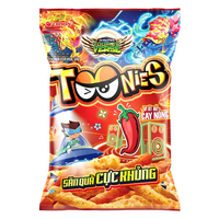 Toonies Snack Spicy Flavor 32g snack knapperige chips export leverancier, populaire snack groothandel