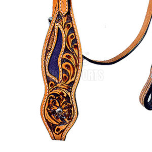 Bridon de cheval professionnel léger, coutures soignées, vente en gros directe usine - Product Image 4