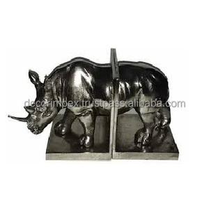 Aluminium Rhino <b>Bookend</b>, For Decorative - Product Image 1