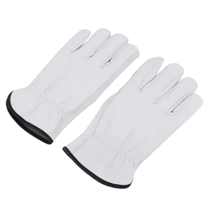 Gants de travail en cuir de vachette de qualité supérieure, gants de protection pour les mains, gants de sécurité industrielle, gants de conduite robustes - Product Image 6