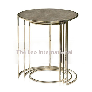 โต๊ะกาแฟทรงสี่เหลี่ยมเรียบง่ายทันสมัย วัสดุเหล็กและกระจกใส ใช้งานได้ในห้องนั่งเล่น จำนวน 2 ตัว คุณสมบัติที่ยั่งยืน - Product Image 3