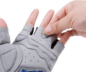 Gants de vélo pour hommes, matériau respirant, paume en cuir synthétique avec rembourrage en caoutchouc pour une meilleure adhérence, gant de vélo pour femmes - Product Image 3