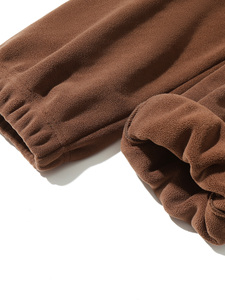 Men Casual Fleece <b>Jogger</b> Pants Elastic Waist Drawstring Side Pockets Thick Warm Winter Sweatpants for Home Wear - Product Image 3